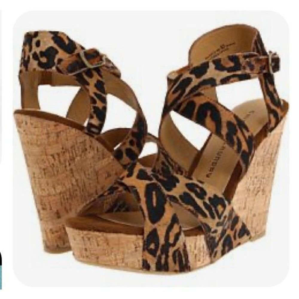Chinese Laundry Cheetah Wedge